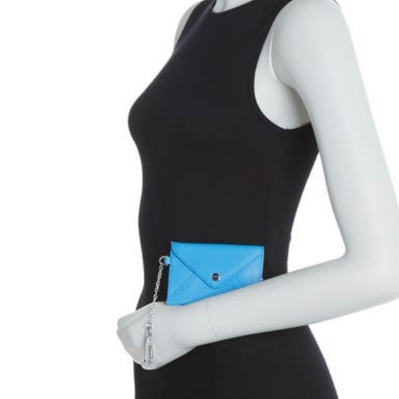 Aimee Kestenberg Leather Cardholder in a Memphis Blue - NWT - Picture 6 of 6